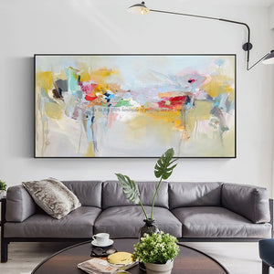 Large canvas wall art acrylic painting modern paintings wall painting hand painted canvas oil painting wall pictures for bedroom - SallyHomey Life's Beautiful
