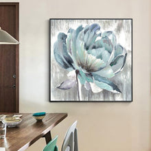 Load image into Gallery viewer, 100% Hand Painted Modern white flower Oil Painting On Canvas Wall Art Frameless Picture Decoration For Live Room Home Decor Gift