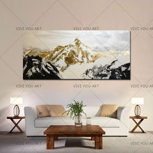 Load image into Gallery viewer,   100% Hand Painted thick knife Oil Painting Canvas Landscape Painting Canvas Art Mountain Landscape Painting Abstract Art