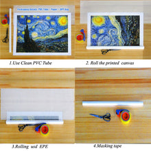 Load image into Gallery viewer, Anime Angel Girl Wings Ice and Fire Poster and Digital Printed Wall Art Picture for Living Room Home Decoration Gift Frameless - SallyHomey Life's Beautiful