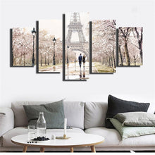 Load image into Gallery viewer, 5Pcs Lover Walks Under The Eiffel Tower - SallyHomey Life&#39;s Beautiful