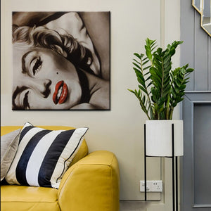 Modern Film Star Posters and Prints Wall Art Canvas Painting Goddes Marilyn Monroe Pictures Home Decoration for Living Room - SallyHomey Life's Beautiful