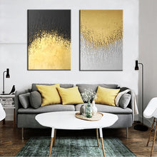 Load image into Gallery viewer, Nordic Canvas Painting Round Lines Color Gradient Level Imagination Abstract Dark Universe Pictures Wall Art Posters Home Decor - SallyHomey Life&#39;s Beautiful