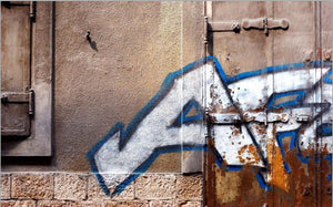 Modern Graffiti Art Painting Mouse Under Umbrella LET THEM EAT CRACK Print Poster Canvas Painting Wall Art Home Decor Frameless - SallyHomey Life's Beautiful