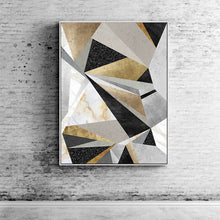 Load image into Gallery viewer,   100% Hand Painted Abstract Geometry Art Oil Painting On Canvas Wall Art Wall Adornment Picture Painting For Live Room Home Decor