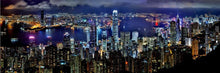 Load image into Gallery viewer, Landscape Posters and Prints Wall Art Canvas Painting Hong Kong City Night Scene Decorative Pictures for Living Room Home Decor - SallyHomey Life&#39;s Beautiful