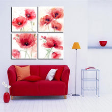 Load image into Gallery viewer, Modern Abstarct Oil Painting On Canvas Wall Art Posters Digital Printed Watercolor Poppy Pictures for Living Room Home Decor - SallyHomey Life&#39;s Beautiful