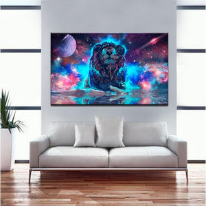 Modern Animals Posters and HD Prints Wall Art Canvas Painting Wall Decoration Wolves Pictures for Living Room Wall Frameless - SallyHomey Life's Beautiful
