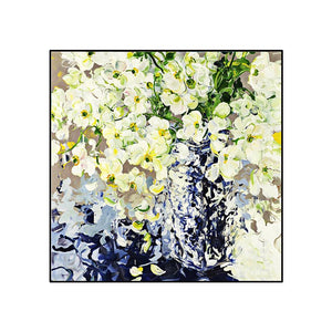 100% Hand Painted Colorful Flower Art Oil Painting On Canvas Wall Art Frameless Picture Decoration For Live Room Home Decor Gift