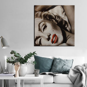 Modern Film Star Posters and Prints Wall Art Canvas Painting Goddes Marilyn Monroe Pictures Home Decoration for Living Room - SallyHomey Life's Beautiful