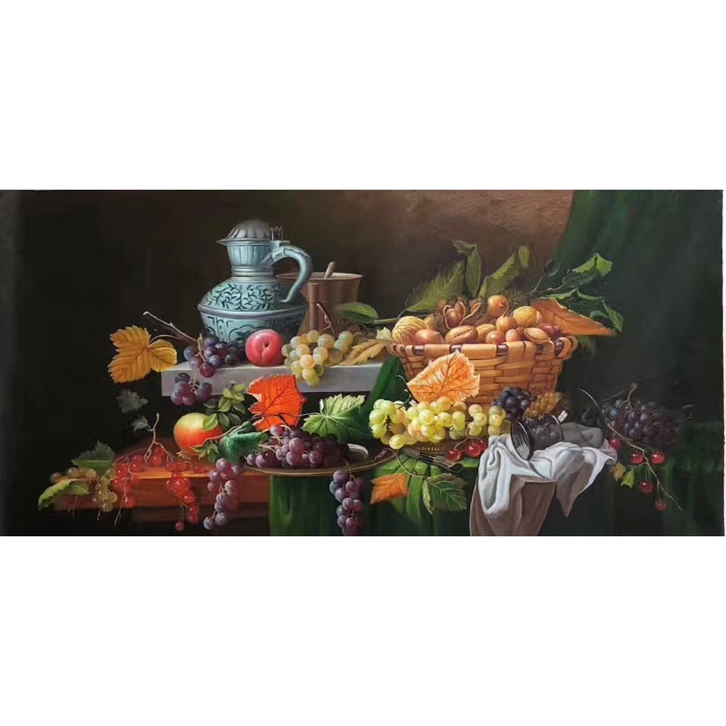 100% Hand painted Classical fruit high-quality Art Painting On Canvas Wall Art Wall Painting Adornment picture For Home Decor