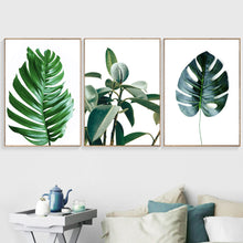 Load image into Gallery viewer, Tropical Monstera Leaf Plant Nordic Posters And Prints Wall Art Canvas Painting Scandinavian Wall Pictures For Living Room Decor - SallyHomey Life&#39;s Beautiful