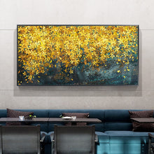 Load image into Gallery viewer, 100% Hand Painted Abstract Flower Tree Art Oil Painting On Canvas Wall Art Frameless Picture Decoration For Live Room Home Decor