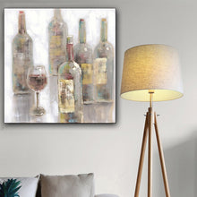Load image into Gallery viewer, Impressionism Red Wine Bottle and Goblet Art Painting Digital Print With Hand Paint Living Room Wall Decoration Home Decor Gift - SallyHomey Life&#39;s Beautiful
