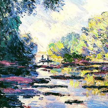 Load image into Gallery viewer, 100% Hand Painted Abstract Monet Scenery Oil Painting On Canvas Wall Art Frameless Picture Decoration For Live Room Home Decor