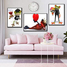 Load image into Gallery viewer, Modern Animals Posters HD Printed on Canvas Wall Art Canvas Painting Cute Frogs Decorative Pictures for Kids Room Decor Gifts - SallyHomey Life&#39;s Beautiful