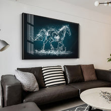 Load image into Gallery viewer, 100% Hand Painted Abstract Crystal Horse Art Oil Painting On Canvas Wall Art Wall Pictures Painting For Living Rooms Home Decor