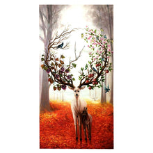 Load image into Gallery viewer, 100% Hand Painted Abstract Milu Deer Art Painting On Canvas Wall Art Wall Adornment Pictures Painting For Live Room Home Decor