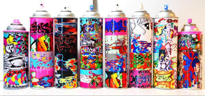 Frameless Wall Decoration Posters Print On Canvas Wall Art Canvas Painting Colorful Paint Bottles Pictures For Living Room Wall - SallyHomey Life's Beautiful