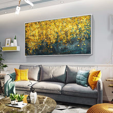 Load image into Gallery viewer, 100% Hand Painted Abstract Flower Tree Art Oil Painting On Canvas Wall Art Frameless Picture Decoration For Live Room Home Decor