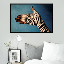 Load image into Gallery viewer, Frameless Wall Decoration Posters Print On Canvas Wall Art Canvas Painting Abstract Zebra is Painted on the Hand for Room Wall - SallyHomey Life&#39;s Beautiful