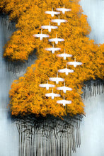 Load image into Gallery viewer, Abstract The Wild Geese Flying over the Forest Poster Prints on Canvas - SallyHomey Life&#39;s Beautiful