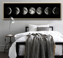 Load image into Gallery viewer, 🔥 Eclipse of The Moon Canvas Poster Minimalist Art Painting Universe Wall Picture Long Banner Print Living Room Bedroom Decoration - SallyHomey Life&#39;s Beautiful