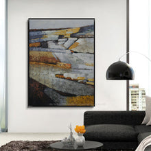 Load image into Gallery viewer, large abstract painting canvas pictures for living room winter landscape paintings laminas de cuadros pared decorativas modern - SallyHomey Life&#39;s Beautiful