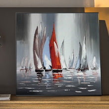 Load image into Gallery viewer, Wall Decoration Canvas Painting Modern Abstract Seascape Posters and Prints Wall Art Sailboat Pictures for Living Room Frameless - SallyHomey Life&#39;s Beautiful