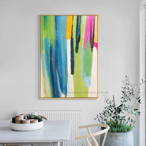 Abstract modern oil paintings on canvas decorative wall painting laminas de cuadros pared room decoration bedroom living room - SallyHomey Life's Beautiful