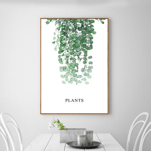 Banana Leaves Monstera Plants Wall Art Canvas Painting Nordic Posters And Prints Wall Pictures For Living Room Bed Room Decor - SallyHomey Life's Beautiful