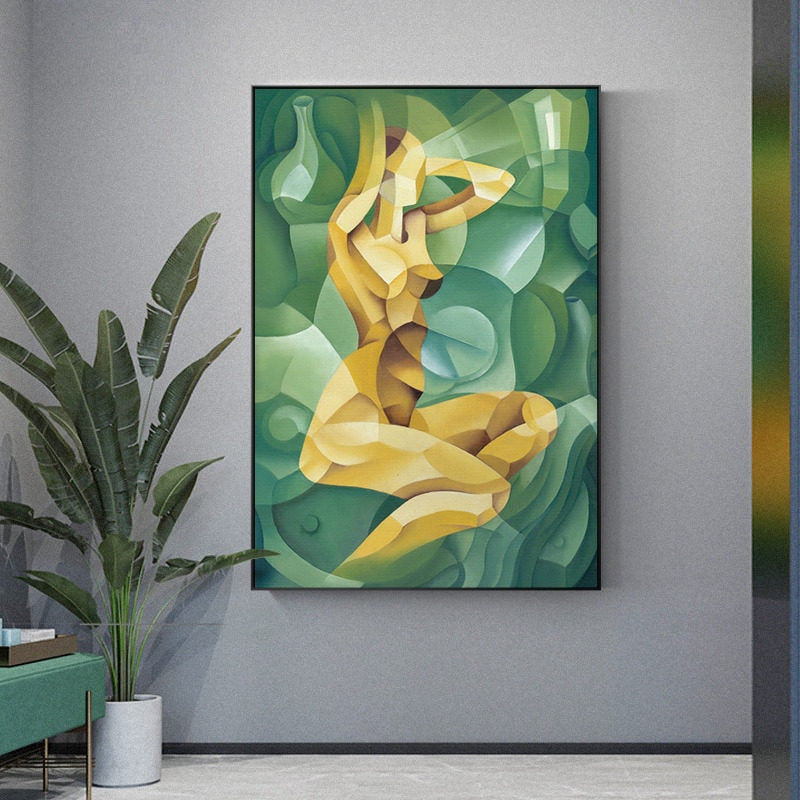 100% Hand Painted Abstract Women Figures Art Oil Painting On Canvas Wall Art Wall Adornment Pictures For Living Rooms Home Decor