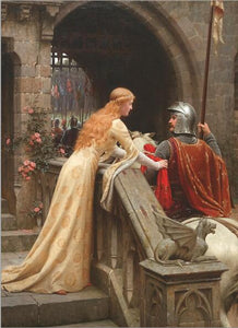 England Famous Painting Godspeed by Edmund Blair Leighton Posters Print on Canvas Wall Art Decorative Pictures for Living Room - SallyHomey Life's Beautiful