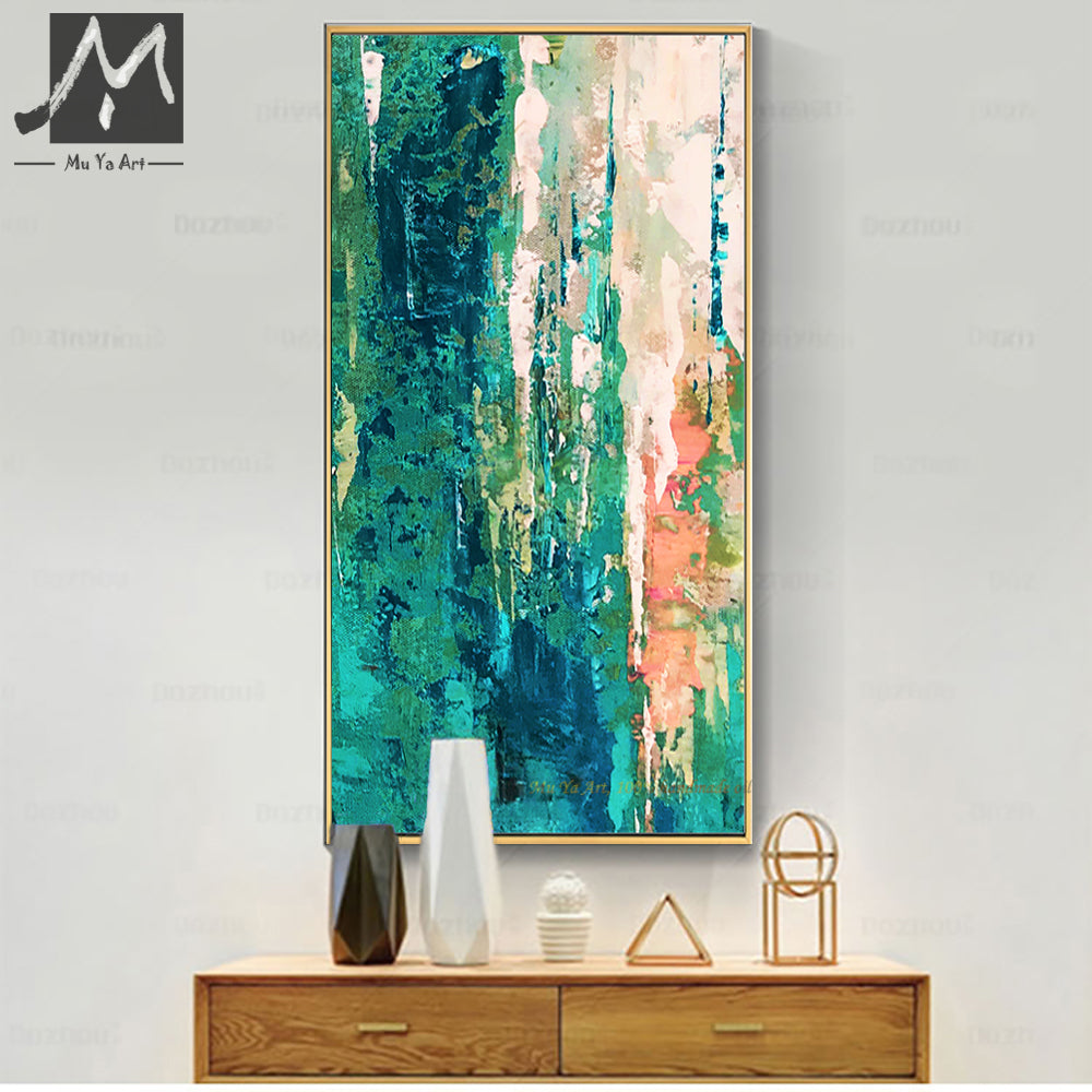 Large abstract painting decor hand painted canvas oil painting decorative modern paintings wall pictures for living room - SallyHomey Life's Beautiful