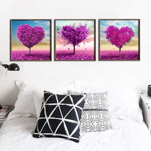 Load image into Gallery viewer, Digital Printed Heart Shape Tree Canvas Painting Poster, Wall Pictures for Living Room Home Decoration, Wall Art Decor Gift - SallyHomey Life&#39;s Beautiful