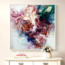 Load image into Gallery viewer, 100% Hand Painted Abstract Big Flowers Oil Painting On Canvas Wall Art Wall Adornment Pictures Painting For Live Room Home Decor