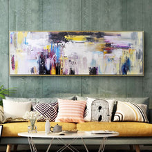 Load image into Gallery viewer, 100% Hand Painted Abstract Colorful Art Painting On Canvas Wall Art Wall Adornment Pictures Painting For Live Room Home Decor