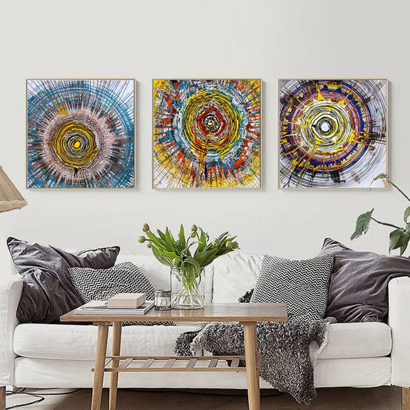 Abstract Annual Ring Decorative Pictures - SallyHomey Life's Beautiful