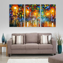 Load image into Gallery viewer, 3 piece canvas art abstract paintings acrylic wall decor cheap Modern paintings palette knife painting living room decoration - SallyHomey Life&#39;s Beautiful