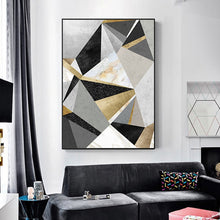 Load image into Gallery viewer,   100% Hand Painted Abstract Geometry Art Oil Painting On Canvas Wall Art Wall Adornment Picture Painting For Live Room Home Decor