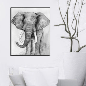 Modern Abstract Animal Posters And Prints Wall Art Canvas Painting Cow Pictures For Living Room Wall Home Decoration Frameless - SallyHomey Life's Beautiful