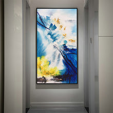 Load image into Gallery viewer, 100% Hand Painted Abstract Modern Sea Art Oil Painting On Canvas Wall Art Wall Adornment Pictures Painting For Living Room Home