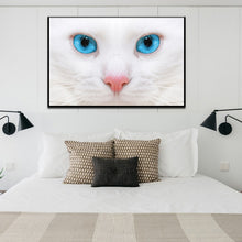 Load image into Gallery viewer, Modern Posters and Prints Wall Art Canvas Painting Wall Decoration The Cat&#39;s Face and Sapphire Eyes Pictures for Living Room - SallyHomey Life&#39;s Beautiful
