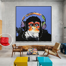 Load image into Gallery viewer, 100% Hand Painted Abstract Orangutans Art Painting On Canvas Wall Art Wall Adornment Pictures Painting For Live Rooms Home Decor