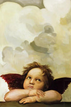 Load image into Gallery viewer, Modern Portrait Cherub Posters and Prints Wall Art Canvas Painting Wall Decoration Lovely Angel Pictures for Bedroom Frameless - SallyHomey Life&#39;s Beautiful