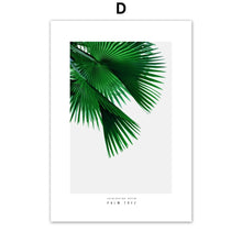 Load image into Gallery viewer, Fresh Green Monstera Cactus Leaves Plants Wall Art Canvas Painting Nordic Posters And Prints Wall Pictures For Living Room Decor - SallyHomey Life&#39;s Beautiful