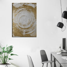 Load image into Gallery viewer, Nordic Canvas Painting Round Lines Color Gradient Level Imagination Abstract Dark Universe Pictures Wall Art Posters Home Decor - SallyHomey Life&#39;s Beautiful