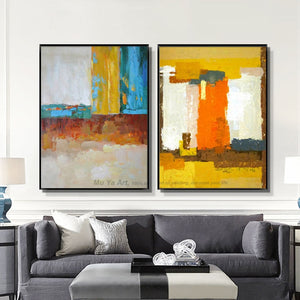Abstract painting large canvas wall art tableau decoration murale salon wall pictures for living room modern oil painting - SallyHomey Life's Beautiful