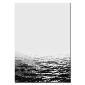 Ocean Sea Landscape Wall Art Canvas Poster Motivational Nordic Minimalist Print Painting Wall Picture for Living Room Home Decor - SallyHomey Life's Beautiful