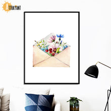 Load image into Gallery viewer, Daisy Blue Sun Flower hyacinth Violet Wall Art Canvas Painting Nordic Posters And Prints Wall Pictures For Living Room Decor - SallyHomey Life&#39;s Beautiful